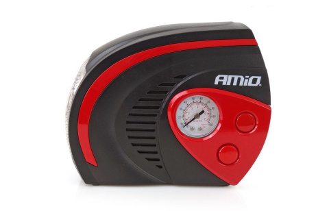 Kompresor samochodowy 12V 100 PSI latarka 3 adaptery