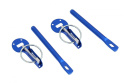 Zapinki maski ProRacing kołkowe blue