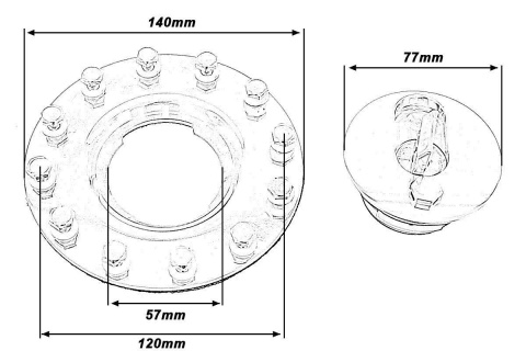 Zakrętka wlewu zbiornika paliwa do zbiorników TurboWorks plastikowa