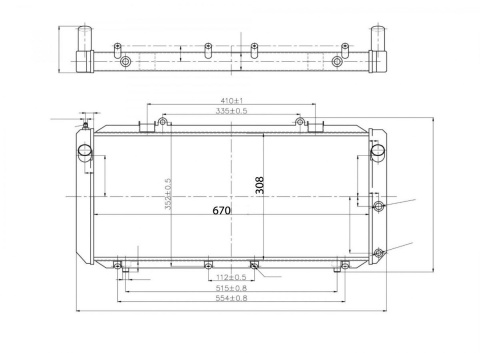 Chłodnica wody TurboWorks TOYOTA MR2 1990