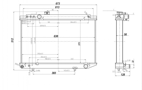 Chłodnica wody TurboWorks TOYOTA SUPRA MK3 MANUAL