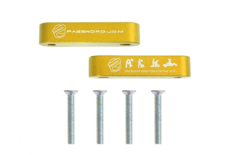 Dystanse maski JDM PASSWORD Honda Civic 1988-2000 gold 2szt.