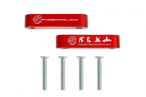 Dystanse maski JDM PASSWORD Honda Civic 1988-2000 red 2szt.