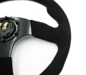 Kierownica zamszowa Jacky Auto Sport 350mm offset 0mm