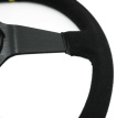 Kierownica zamszowa Jacky Auto Sport 350mm offset 68mm