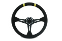 Kierownica zamszowa Jacky Auto Sport 350mm offset 90mm