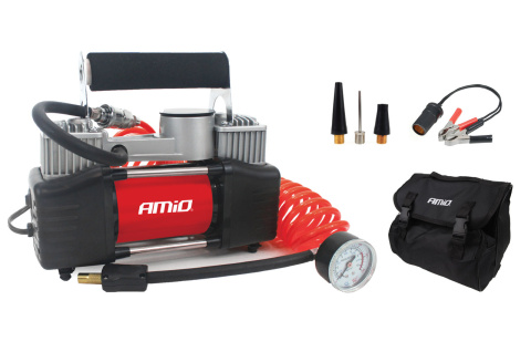 Kompresor samochodowy 12V 150 PSI dwutłokowy