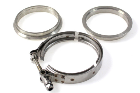 Obejma V-Band 2,25" 57 mm + flansze