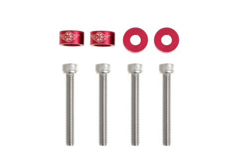 Śrubki podpory wałka Honda B-seria JDM PASSWORD red 4 szt.
