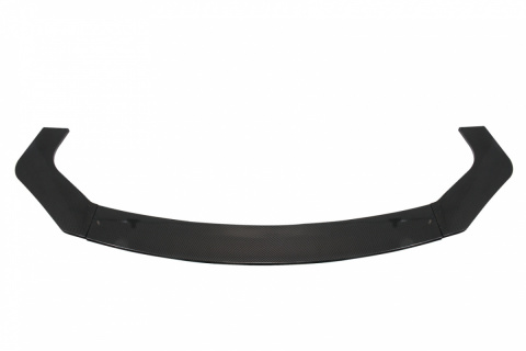 Uniwersalny splitter przedniego zderzaka 3 częściowy carbon look
