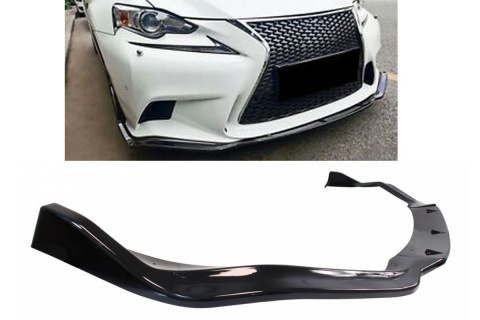 Dokładka zderzaka przód LEXUS IS F 2014-2016 czarny połysk