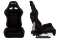 Fotel sportowy Slide X3 materiał carbon black M