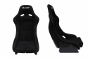 Fotel sportowy Slide RS zamsz carbon black S
