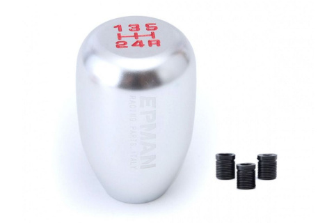 Gałka zmiany 5 biegów EPMAN M8 M10 M12 silver