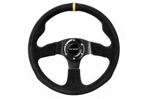 KIEROWNICA ZAMSZOWA BM SPORT 350mm OFFSET 0mm
