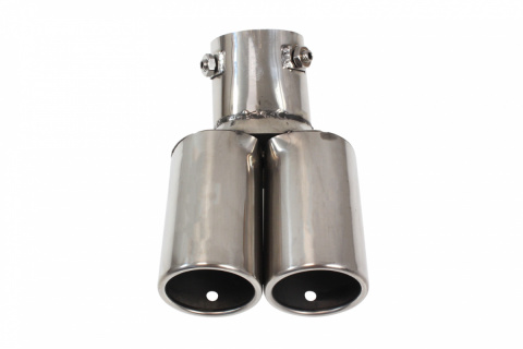 Końcówka wydechu tłumika TurboWorks 2x60mm montaż 60mm