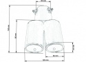 Końcówka wydechu tłumika TurboWorks 2x60mm montaż 60mm