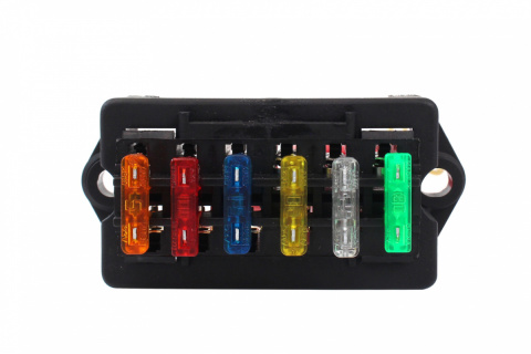 Skrzynka bezpieczników 6 obwodów uni