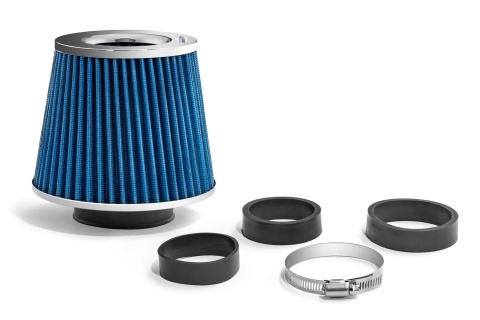 Filtr stożkowy BM Sport do 240KM 60-77mm niebieski