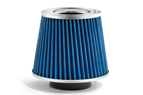 Filtr stożkowy BM Sport do 240KM 60-77mm niebieski