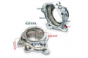 Flansza downpipe 5 śrub T3 T4 na 2,5" V-Band