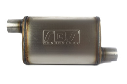 Tłumik środkowy sportowy 2,5'' / 63mm RBS OFFSET