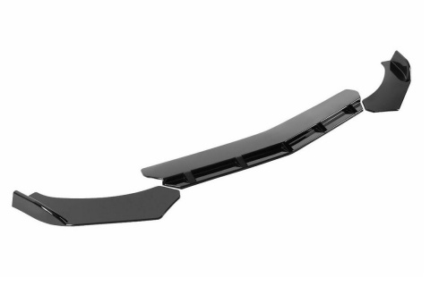 Uniwersalny splitter przedniego zderzaka 3 częściowy z dyfuzorem