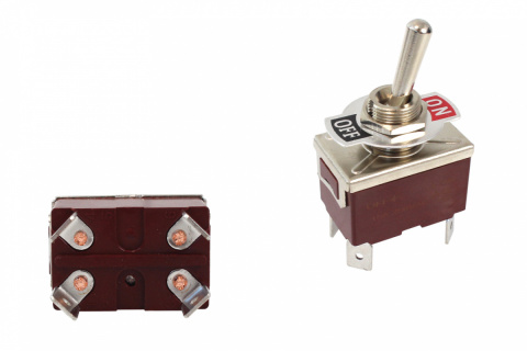 Włącznik pojedynczy rajdowy classic 4PIN metalowy