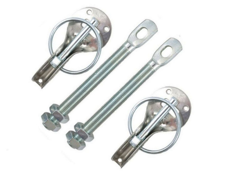 Zapinki maski BM Sport kołkowe stal nierdzewna