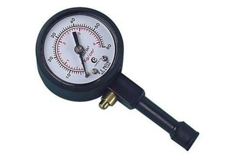 CIŚNIENIOMIERZ MANOMETR DO KÓŁ OPON 4 BAR RRS