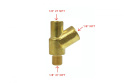 Adapter czujnika ciśnienia i temperatury oleju Y 1/8" 27NPT - 1/8" NPT Depo Racing