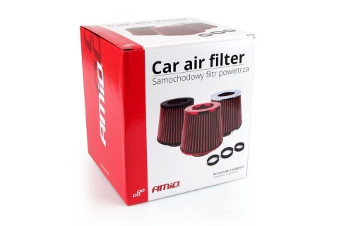 Filtr stożkowy AMIO do 240KM 55-77mm czarny