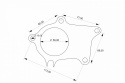 Flansza downpipe 5 śrub T3 T04E T3/T4 430