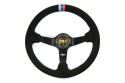 Kierownica zamszowa RBS Technology 350mm offset 90mm