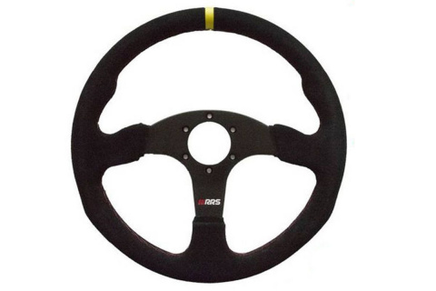 Kierownica zamszowa RRS APEX 350mm offset 0mm