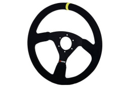 Kierownica zamszowa RRS TRAJECT 330mm offset 0mm