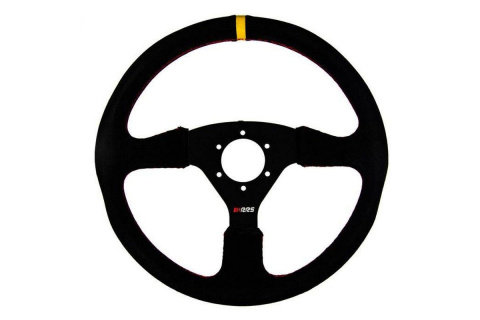 Kierownica zamszowa RRS EVO 350mm offset 0mm