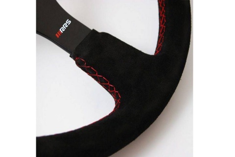 Kierownica zamszowa RRS EVO 350mm offset 0mm