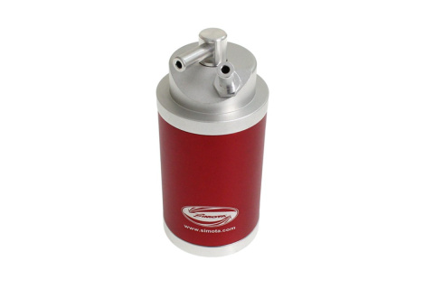 Oil catch tank Simota 0,6l 10mm red