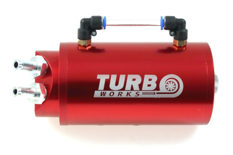 Oil catch tank TurboWorks 0,7l 20mm red