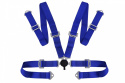 Pasy sportowe 4 punktowe 2" Quick blue