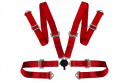 Pasy sportowe 4 punktowe 2" Quick red