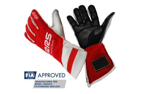 Rękawice RRS VIRAGE 2 HOMOLOGACJA FIA