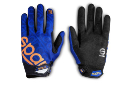 Rękawice Sparco MECA 3 dla mechanika/ KJS niebiesko-pomarańczowe