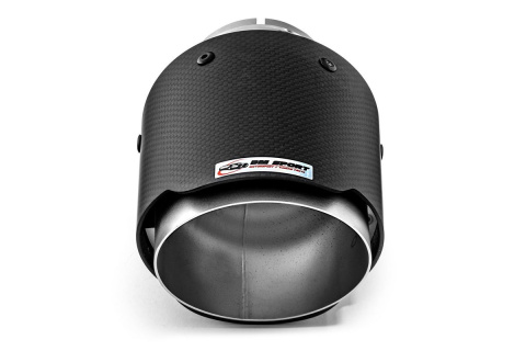 KOŃCÓWKA TŁUMIKA 114mm CARBON BM SPORT