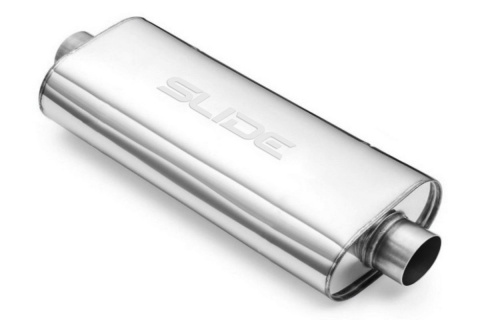 Sportowy tłumik środkowy 51mm 2" 550mm Slide 304SS