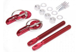 Zapinki maski BM SPORT kołkowe czerwone