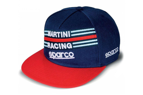 Czapka z daszkiem SPARCO MARTINI RACING FLAT