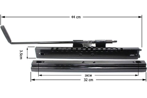 Mocowanie dolne fotela szyny pojedyncze z regulacją BM SPORT