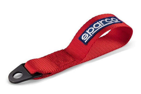 Pas holowniczy SPARCO czerwony